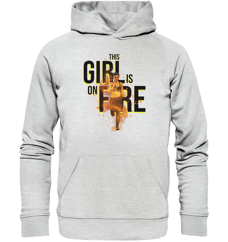 Damen Hoodie "This girl is on fire"